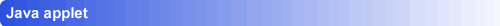 Java applet